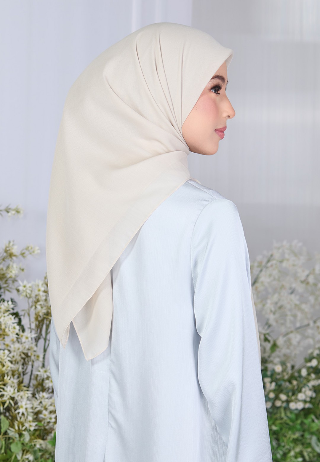 SQ PETALISCENT VOILE PLAIN DIAMOND