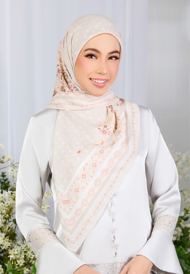 SQ LAVENDREAM VOILE PRINTED