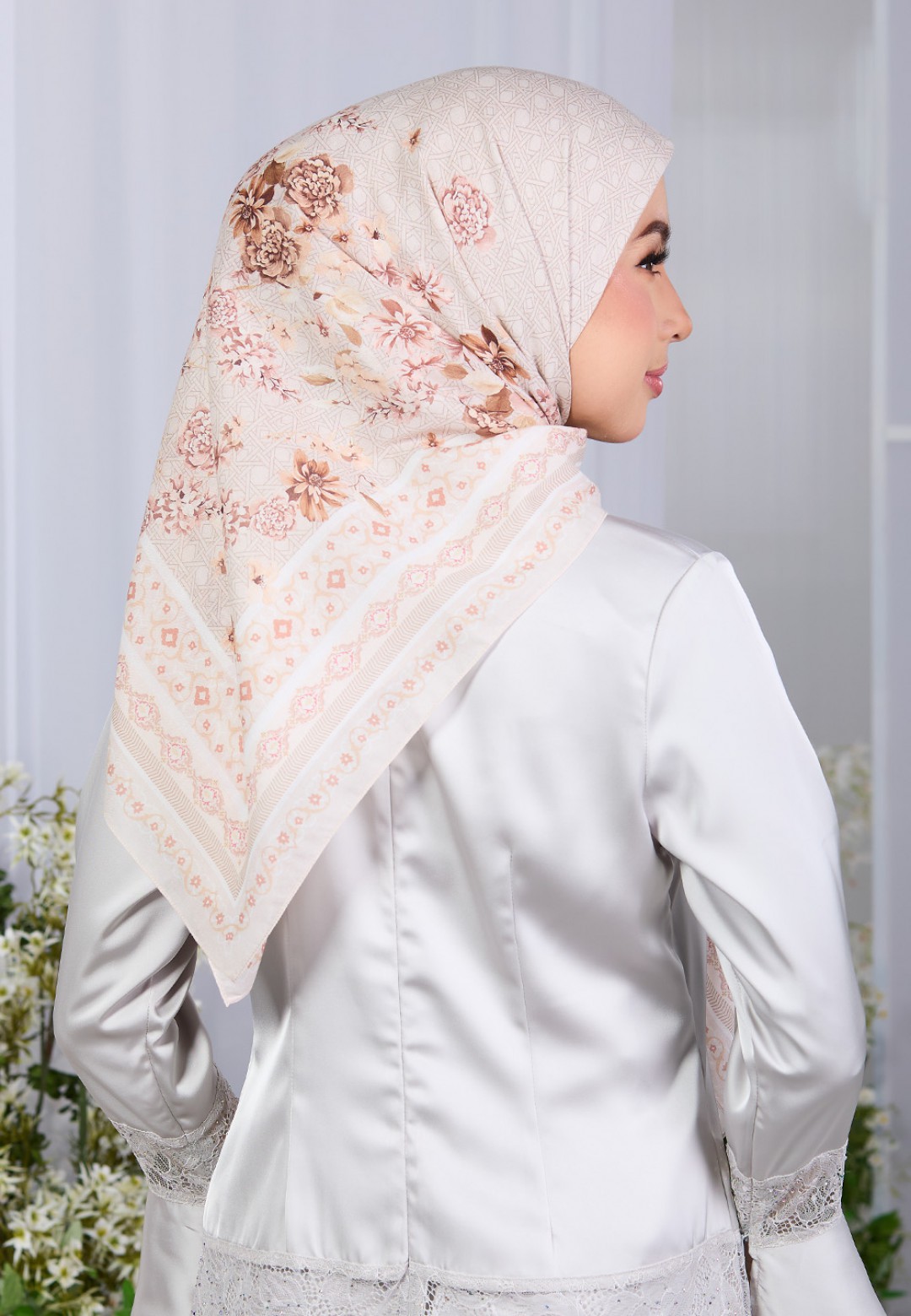 SQ LAVENDREAM VOILE PRINTED