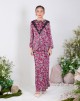 NUREEN BAJU KURUNG IN RED WINE (KIDS/TEENS)