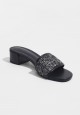 NISA SANDALS IN NOIR