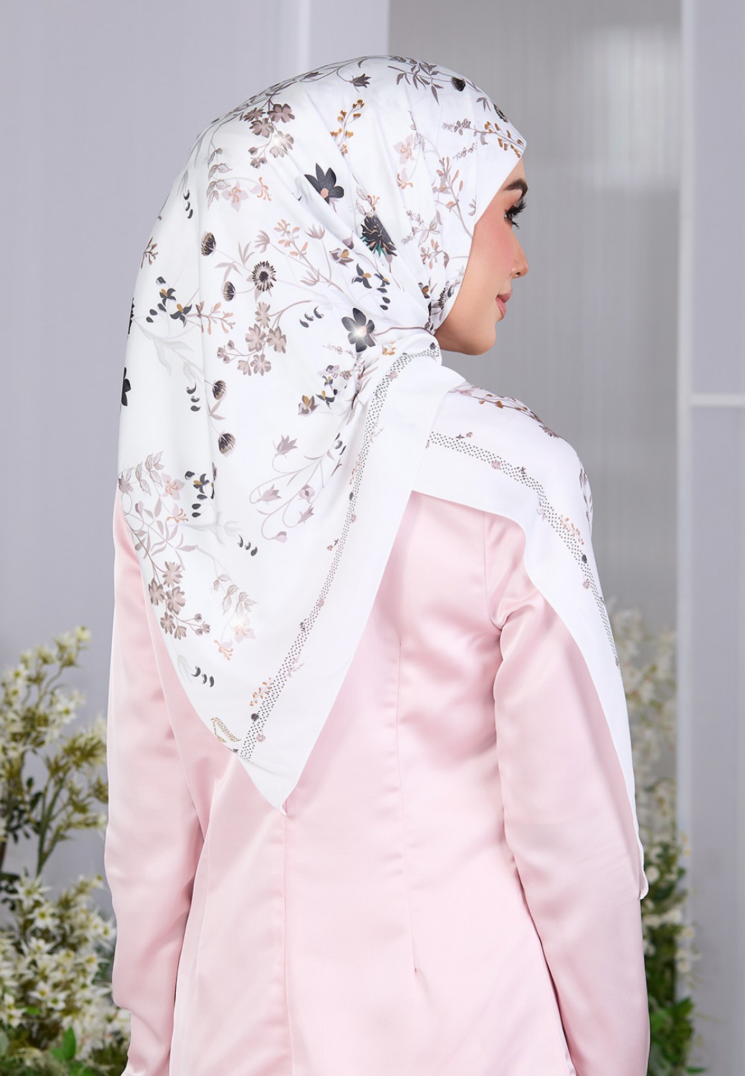SQ BLOSSOM CASCADE PRINTED DIAMOND