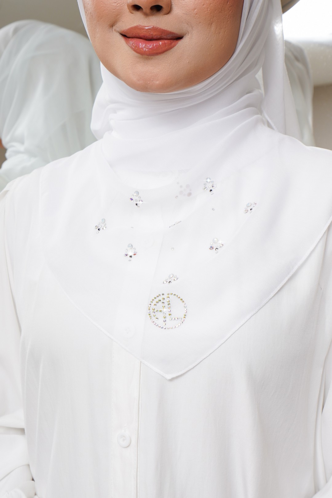 SQUARE ANAYA VOILE PLAIN DIAMOND
