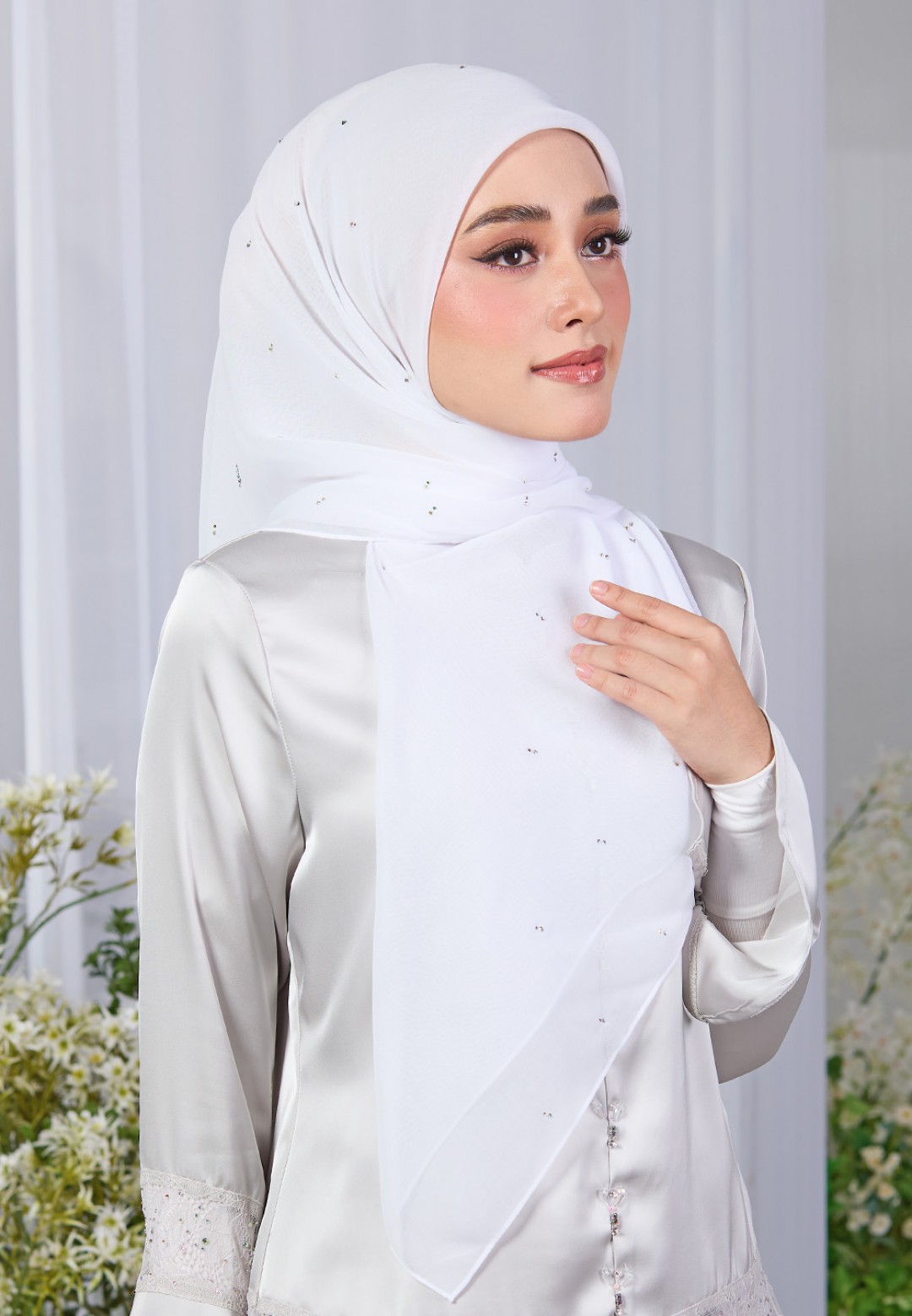 SQ TWILORIA VOILE PLAIN DIAMOND
