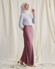 OLEEN SKIRT IN DARK MAUVE