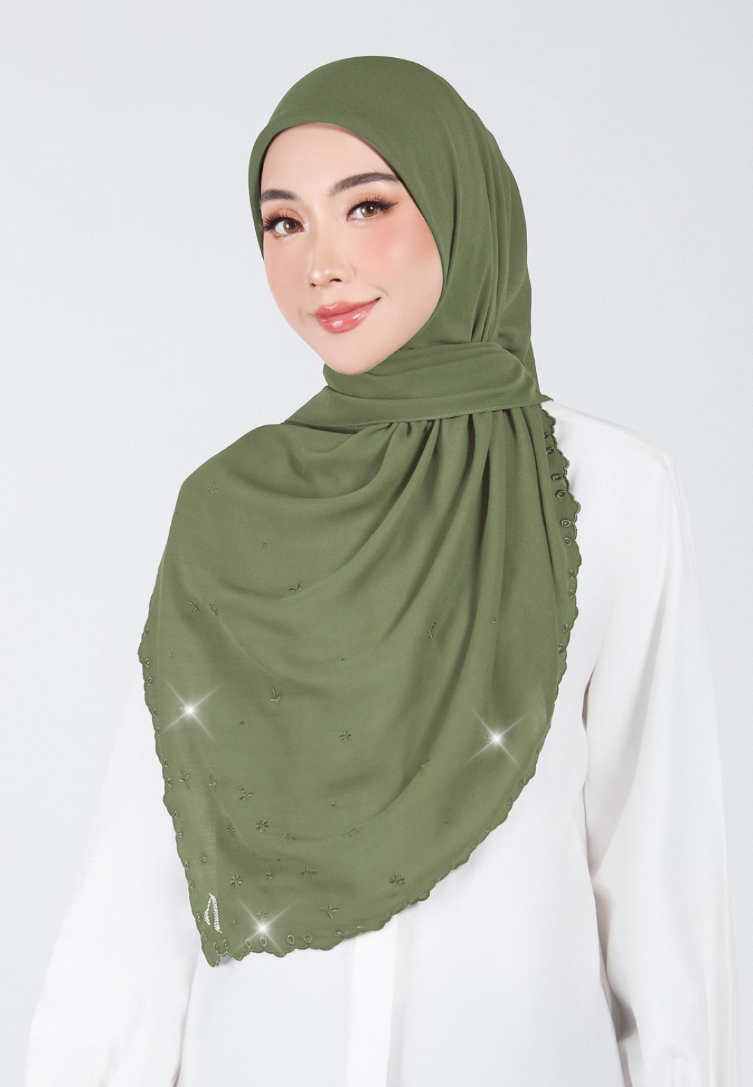 SQ ELYROSE PLAIN EMBROIDERY DIAMOND