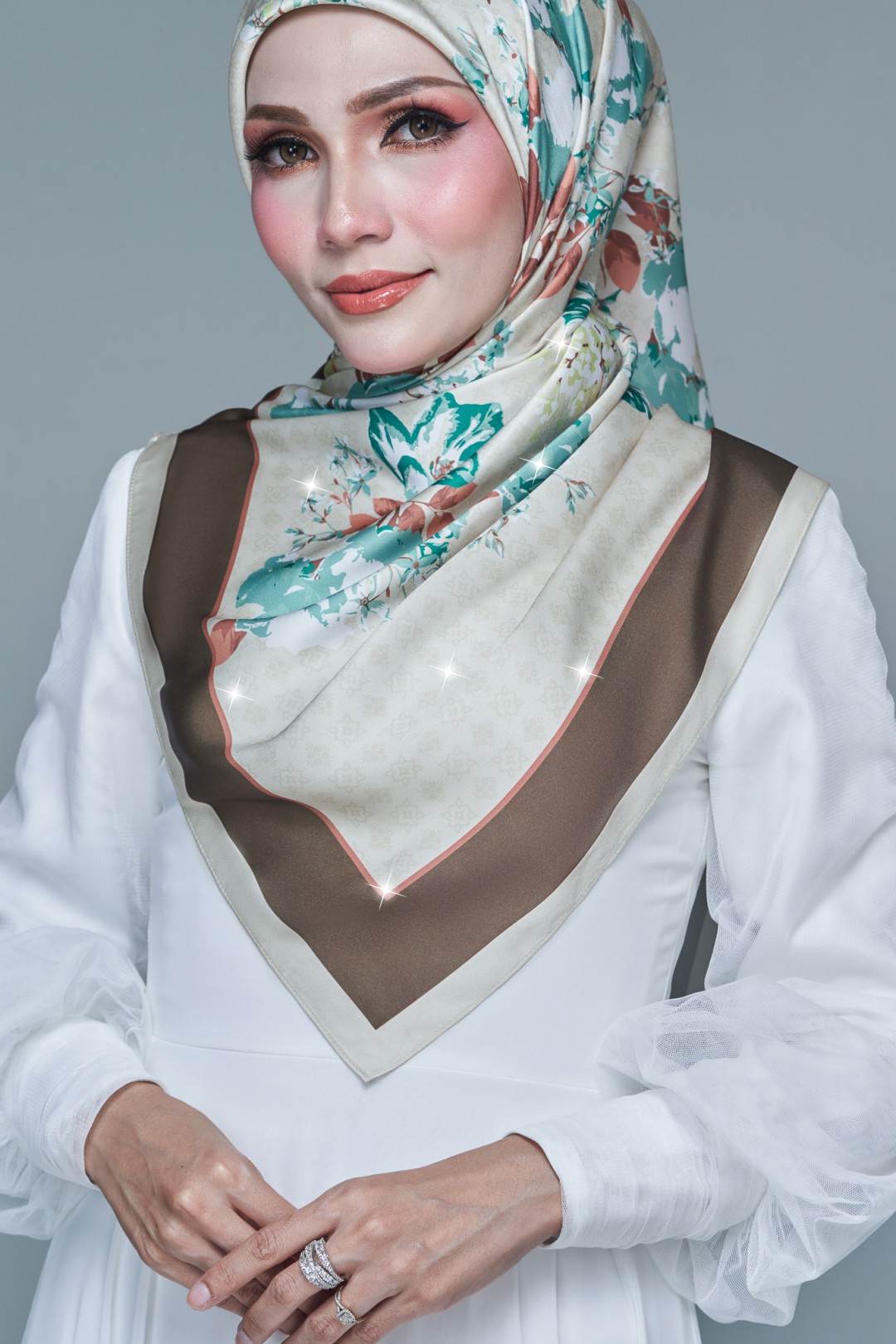 SQUARE JANE PRINTED DIAMOND 279