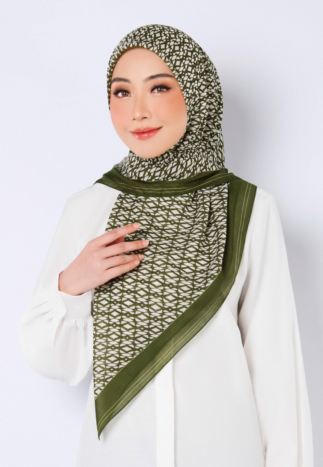 SQ ICONIC VOILE PRINTED