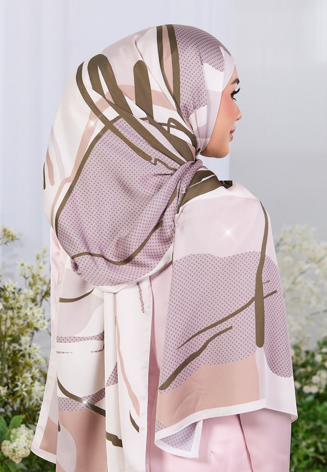 SHAWL LUSH WHISPER PRINTED DIAMOND