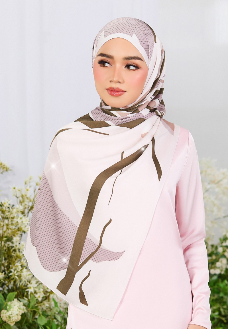 SHAWL LUSH WHISPER PRINTED DIAMOND