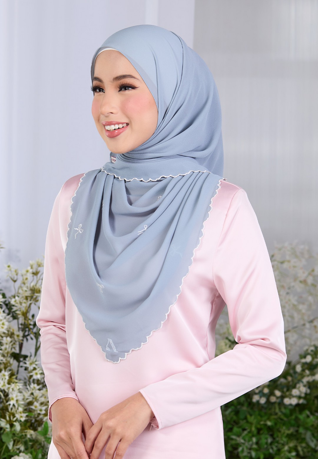 SHAWL ROXY PLAIN EMBROIDERY