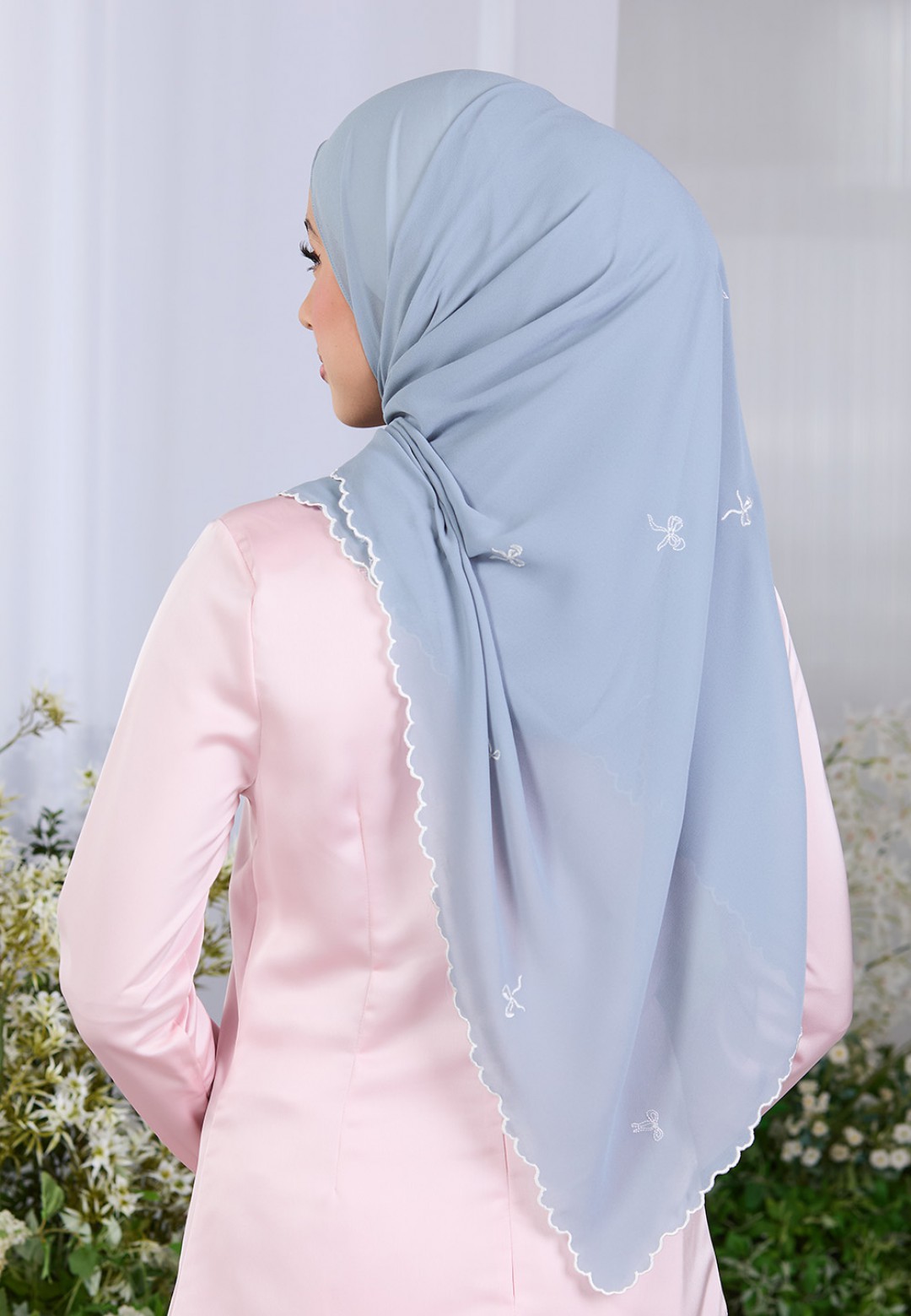 SHAWL ROXY PLAIN EMBROIDERY
