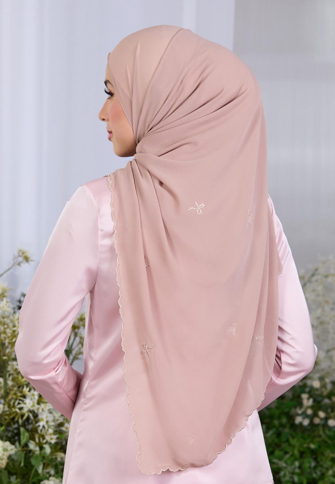 SHAWL ROXY PLAIN EMBROIDERY