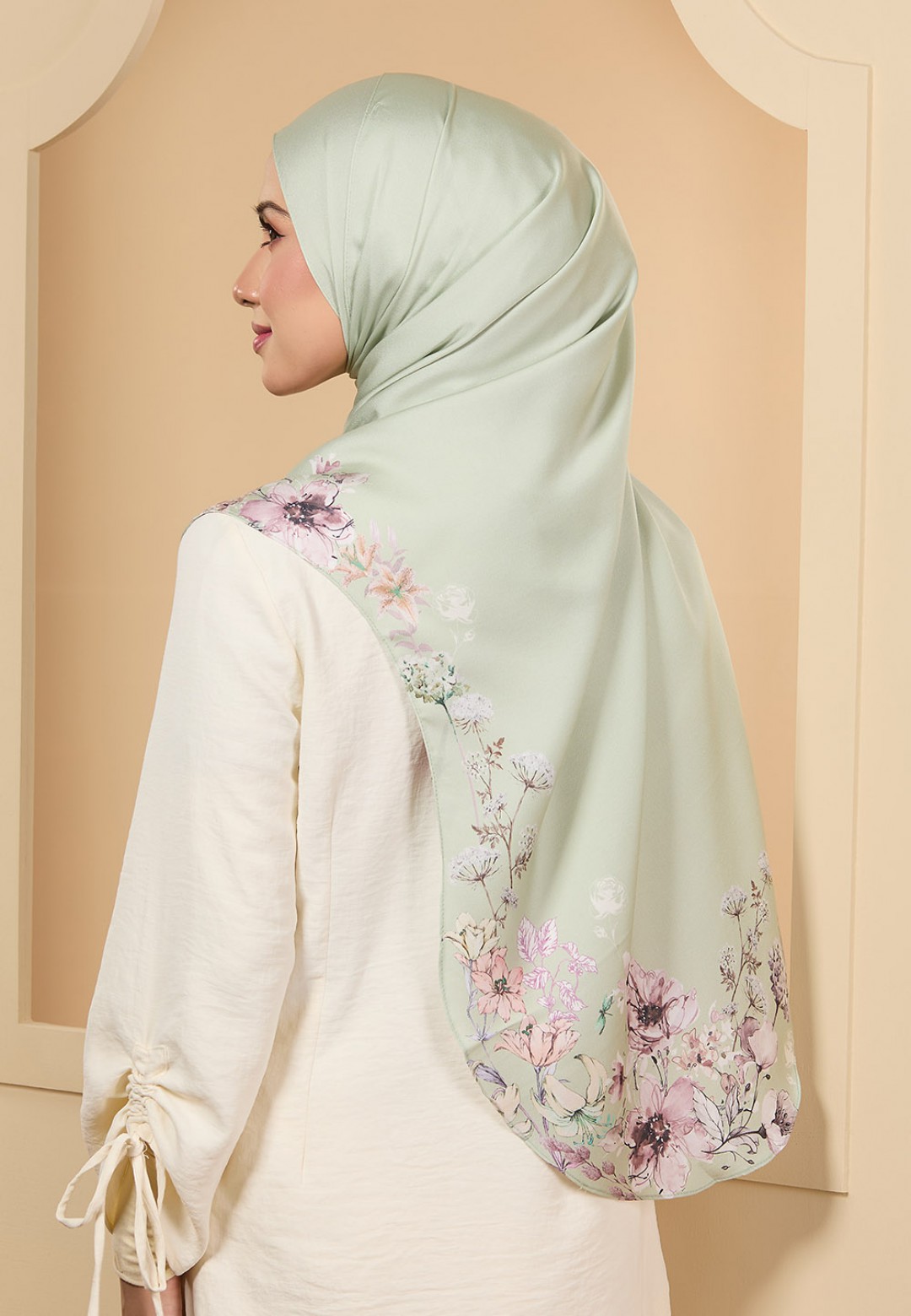 INSTANT SHAWL JASMIN PRINTED