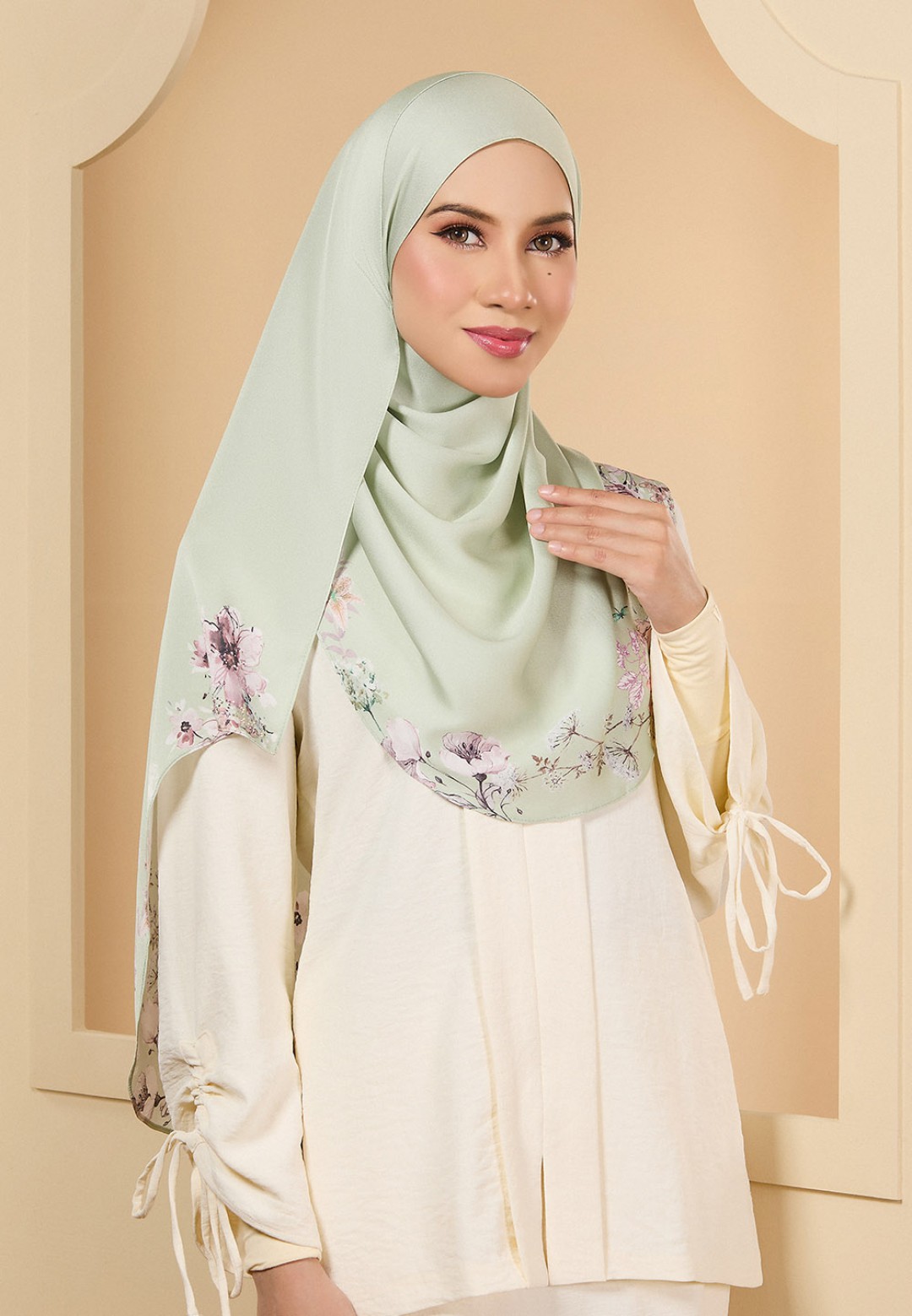 INSTANT SHAWL JASMIN PRINTED