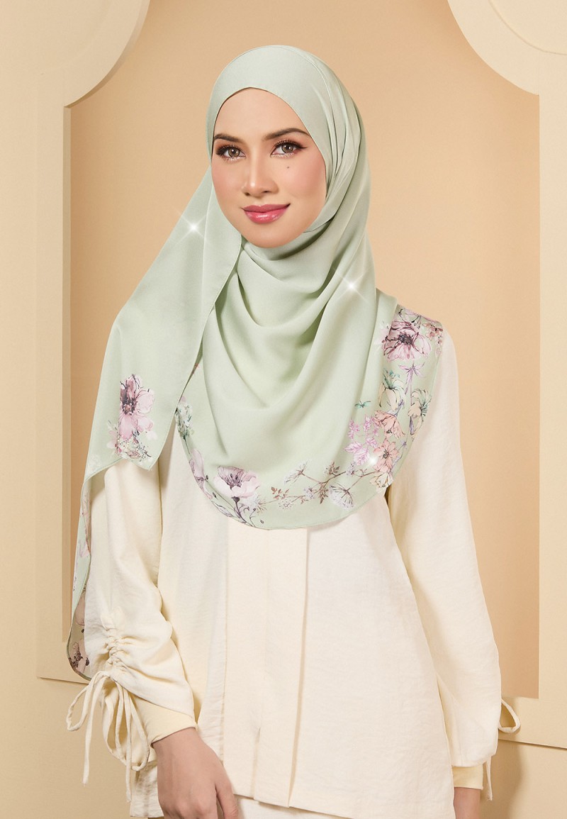 INSTANT SHAWL JASMIN PRINTED DIAMOND