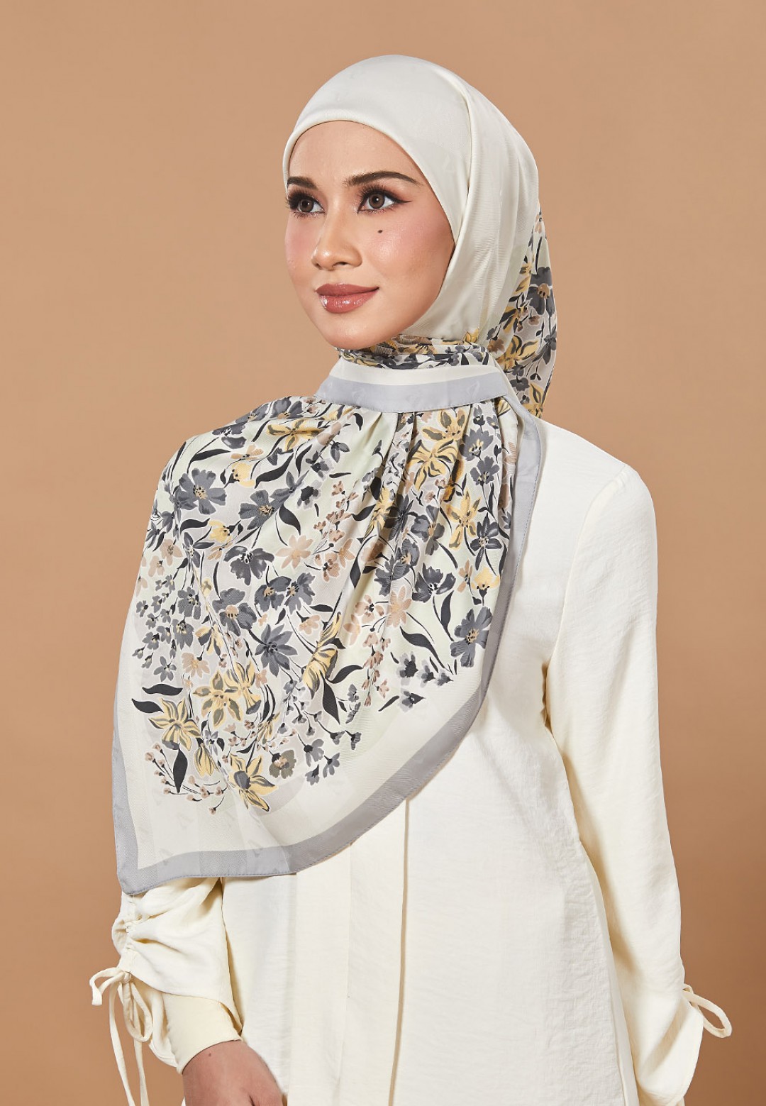 SQ LOREAL JACQUARD TWILL PRINTED