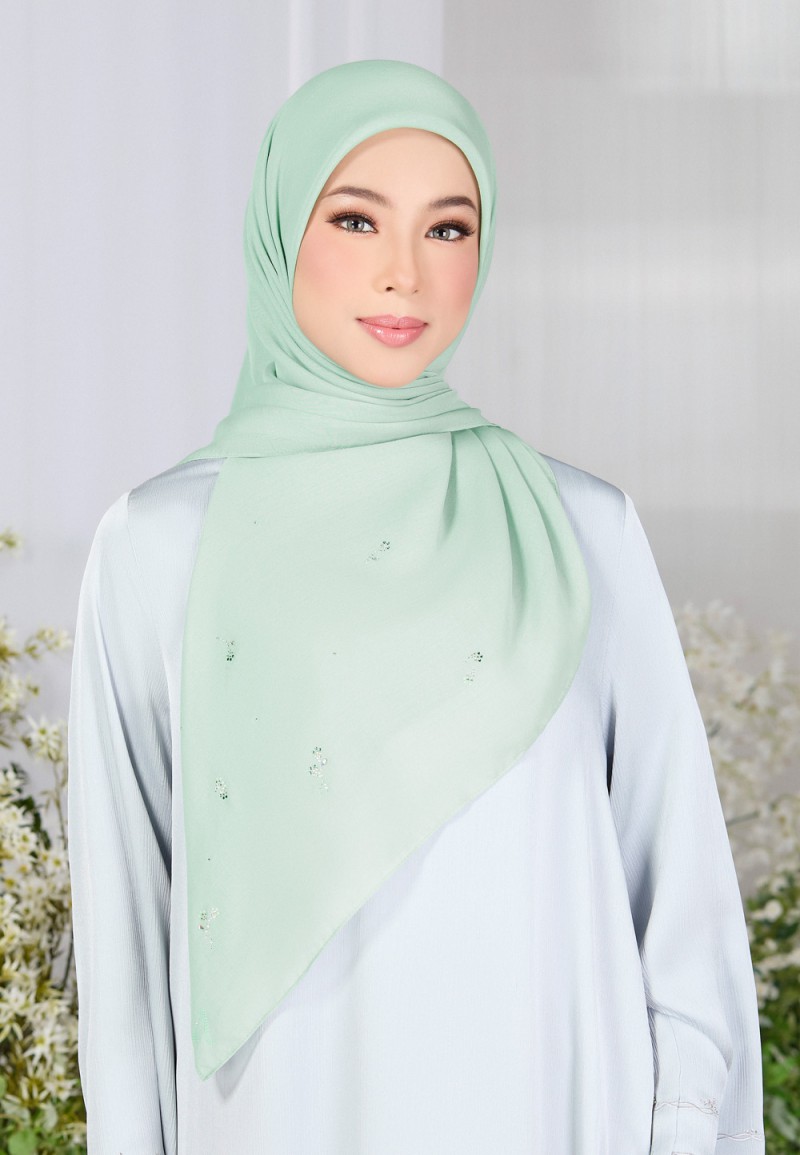 SQ PETALISCENT VOILE PLAIN DIAMOND