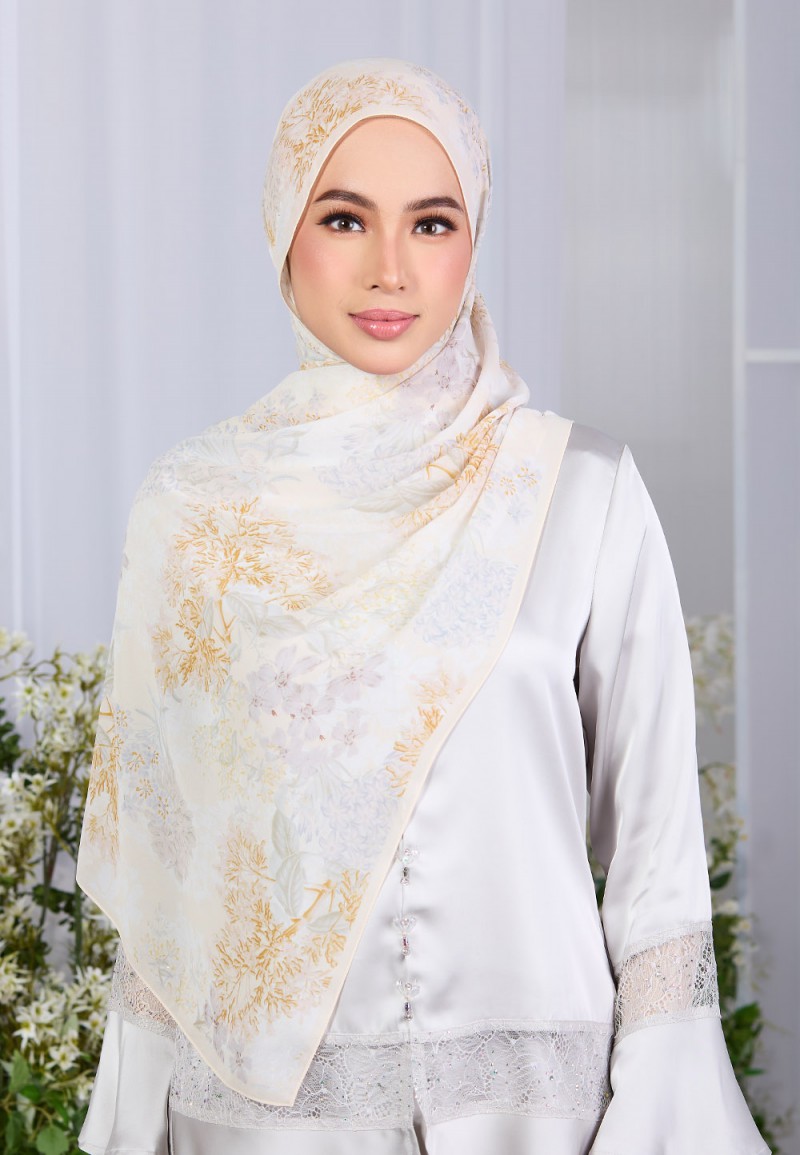 SHAWL VELVET BLOOM PRINTED