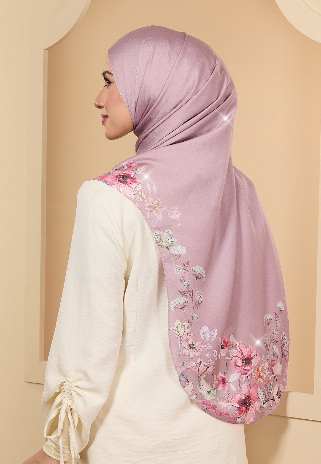 INSTANT SHAWL JASMIN PRINTED DIAMOND