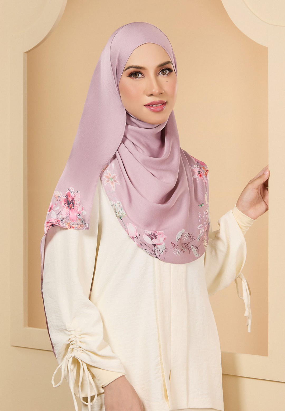 INSTANT SHAWL JASMIN PRINTED