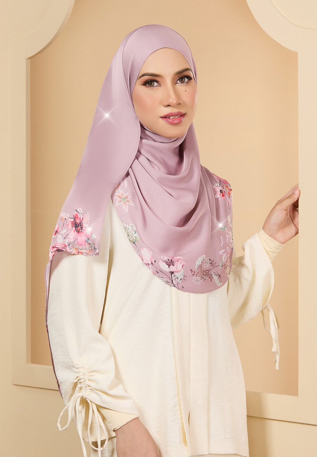 INSTANT SHAWL JASMIN PRINTED DIAMOND