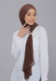 SHAWL CRYSTAL EDITION IN PASTEL BROWN