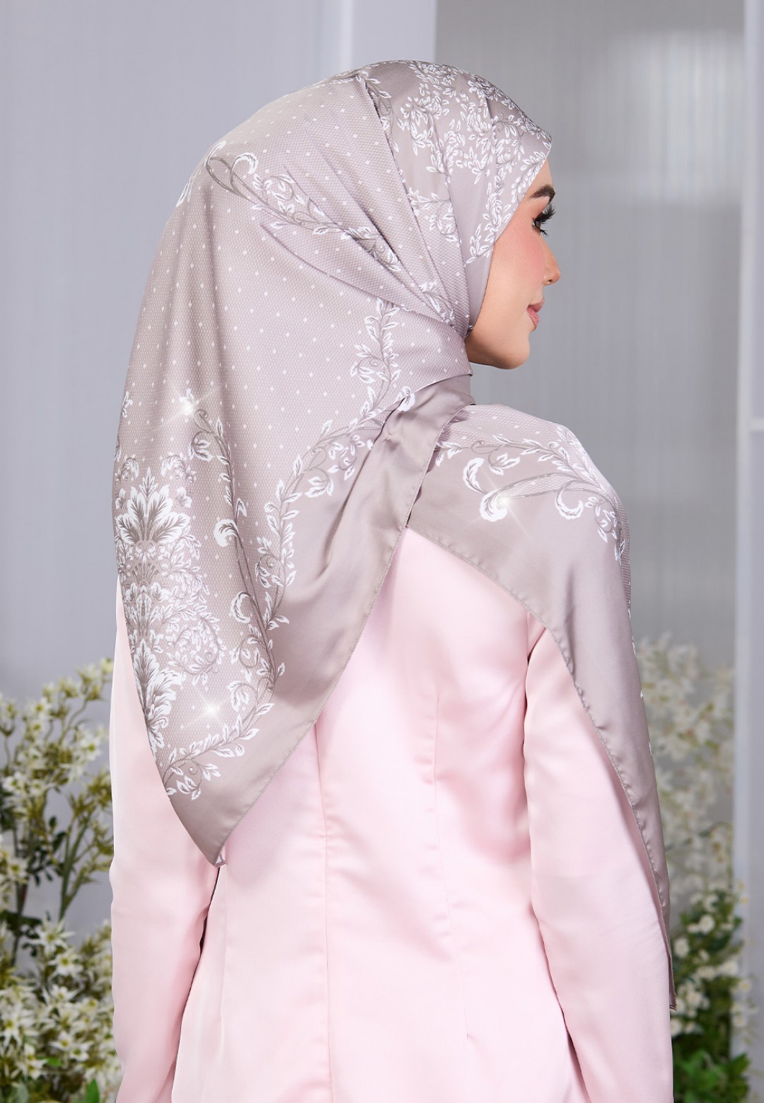 SQ FLORILUXE PRINTED DIAMOND