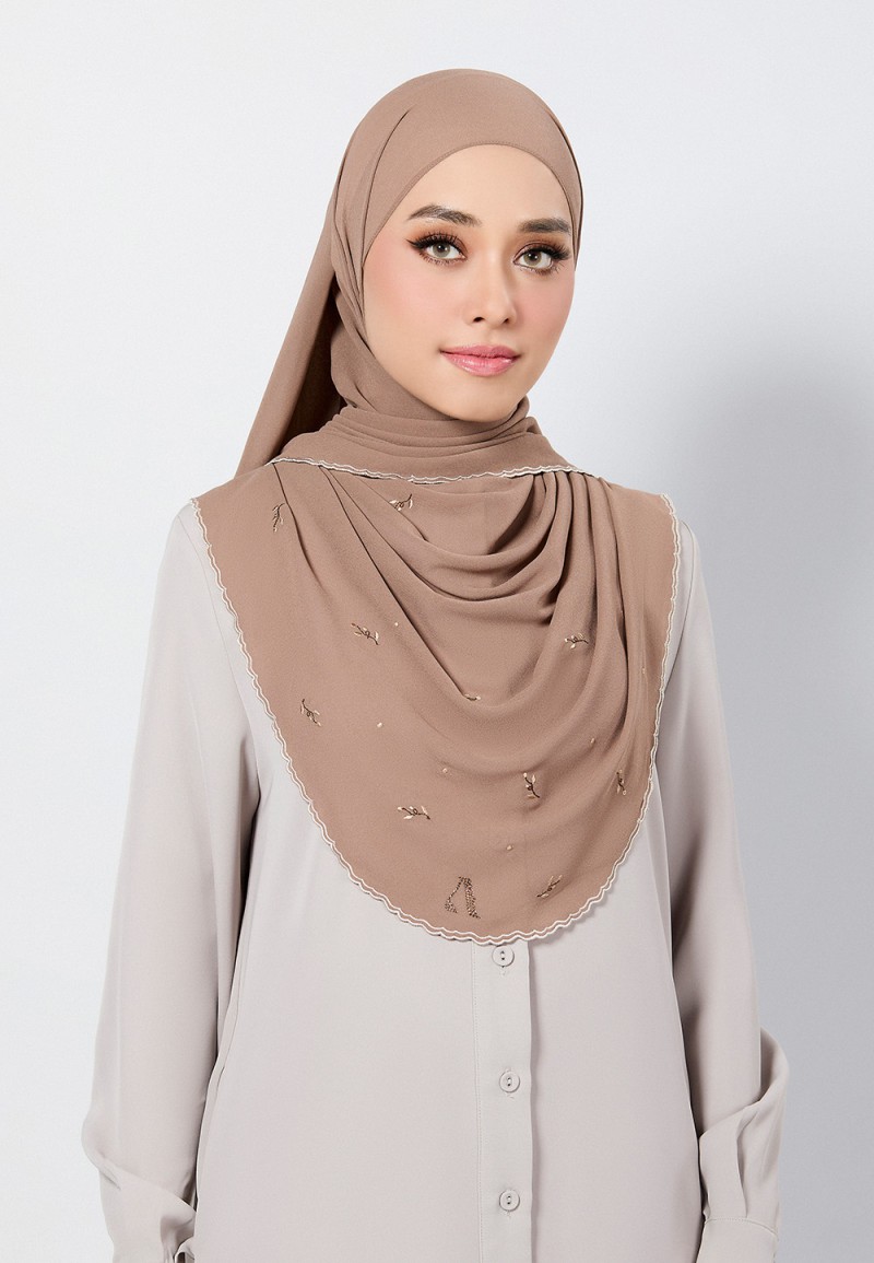 SHAWL ADORA PLAIN EMBROIDERY