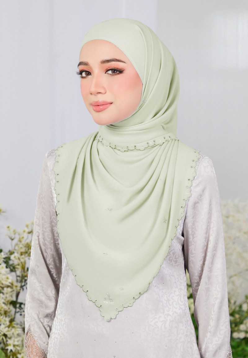SHAWL ZARRA PLAIN EMBROIDERY