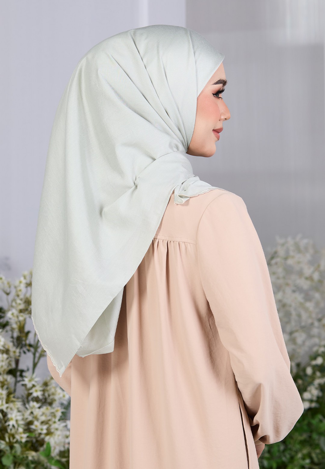SQ ESME VOILE PLAIN EMBROIDERY