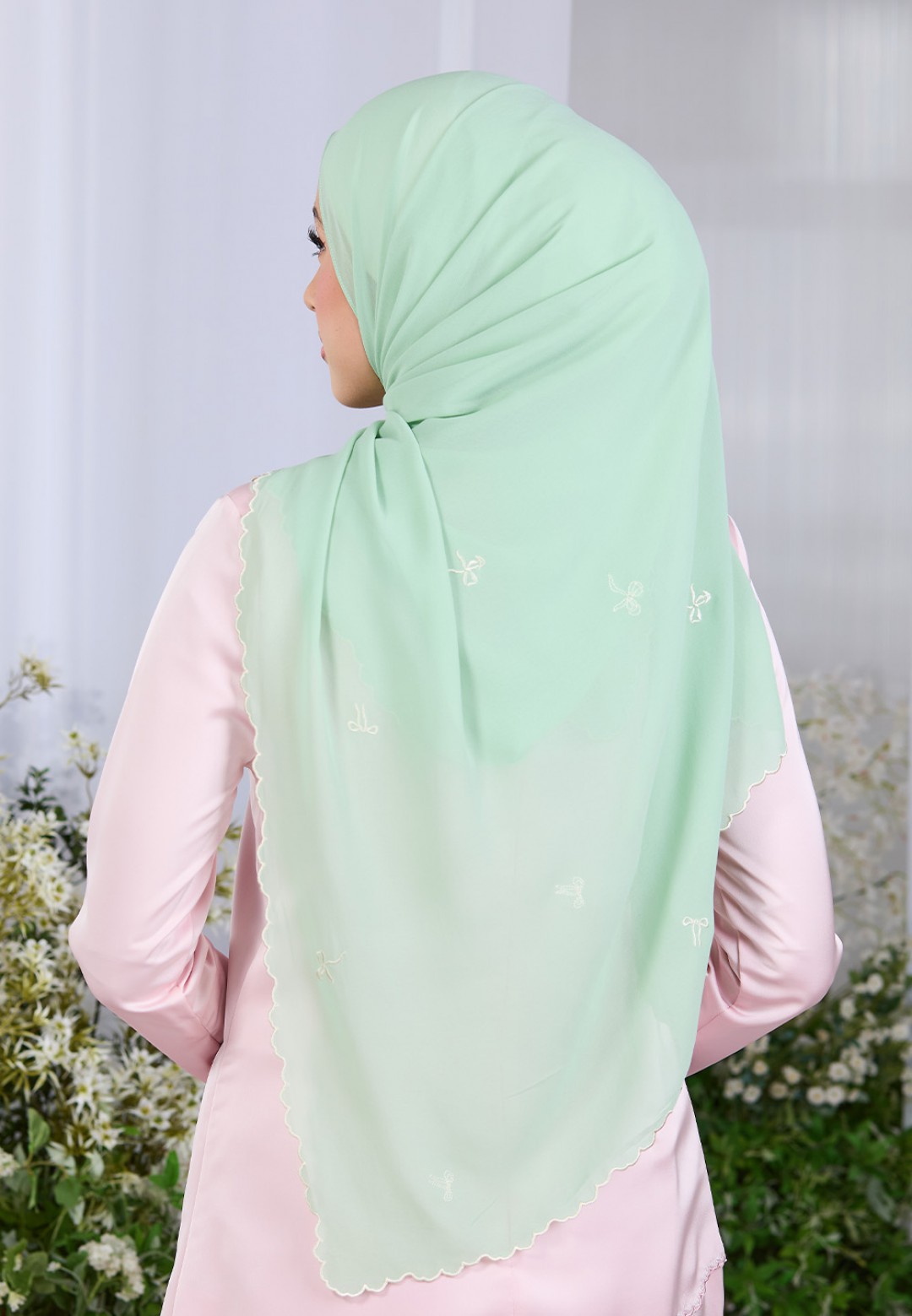 SHAWL ROXY PLAIN EMBROIDERY