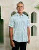 EZRA SHIRT IN PASTEL TURQUOISE