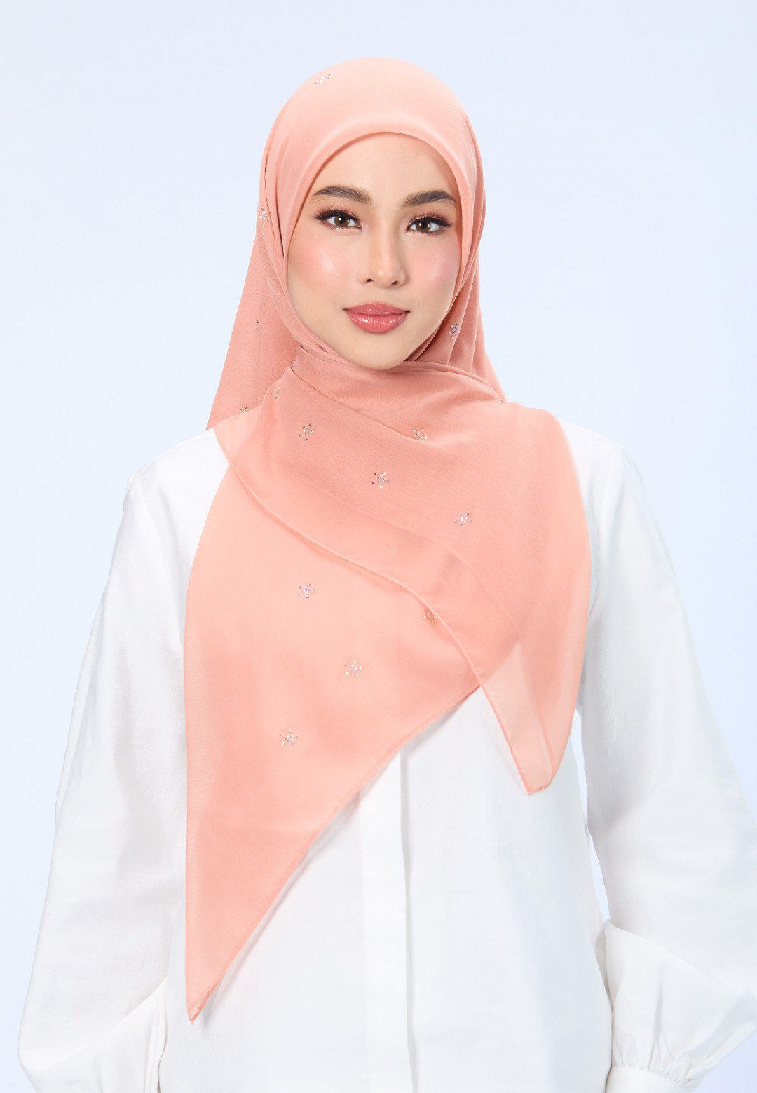 SQ FLORELLIS VOILE PLAIN DIAMOND