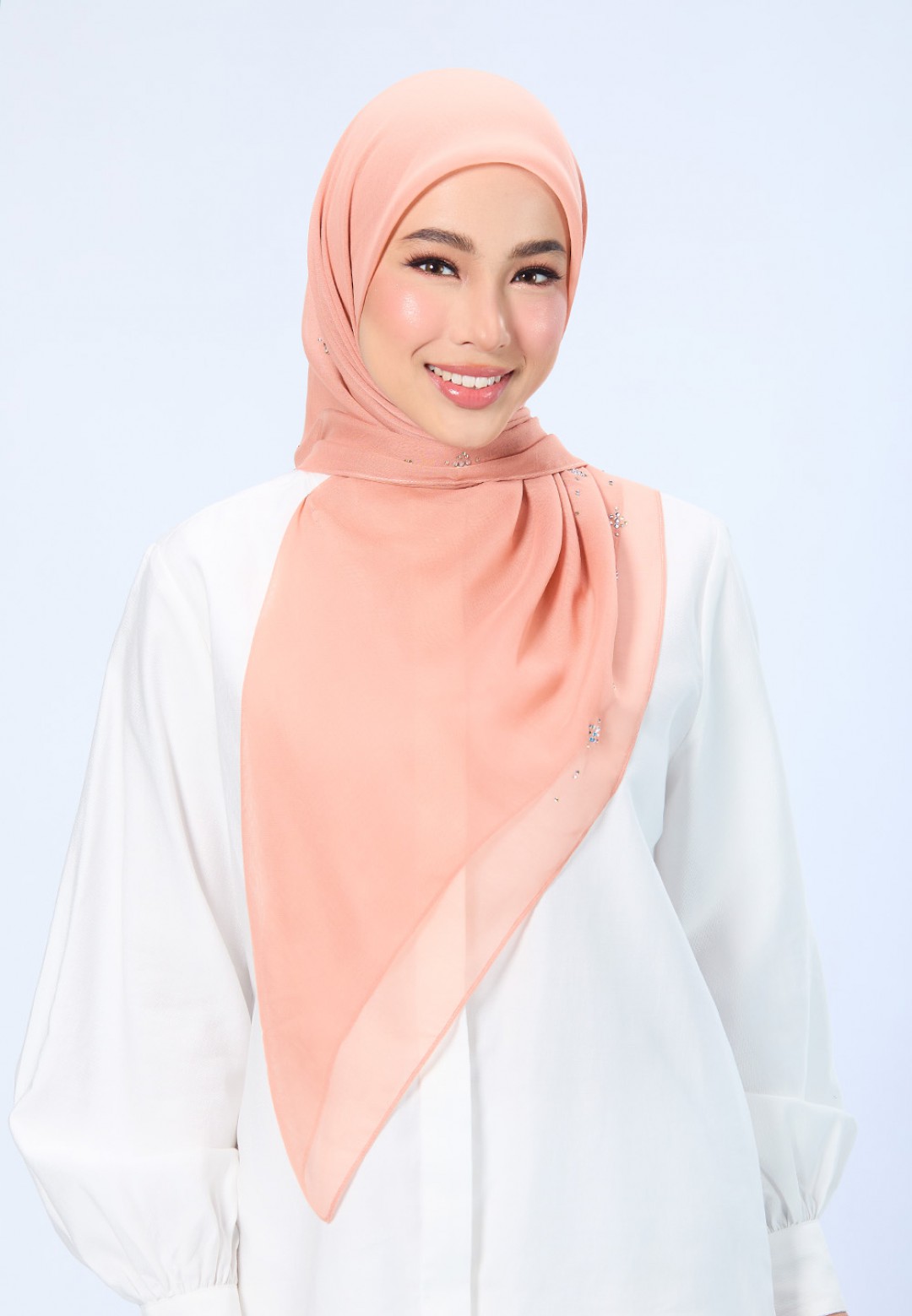 SQ LILYORA VOILE PLAIN DIAMOND