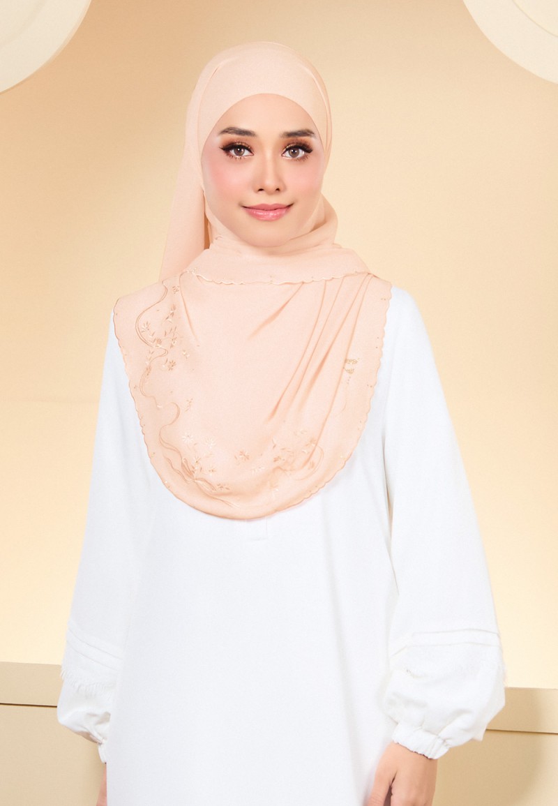 SHAWL JUITA PLAIN EMBROIDERY