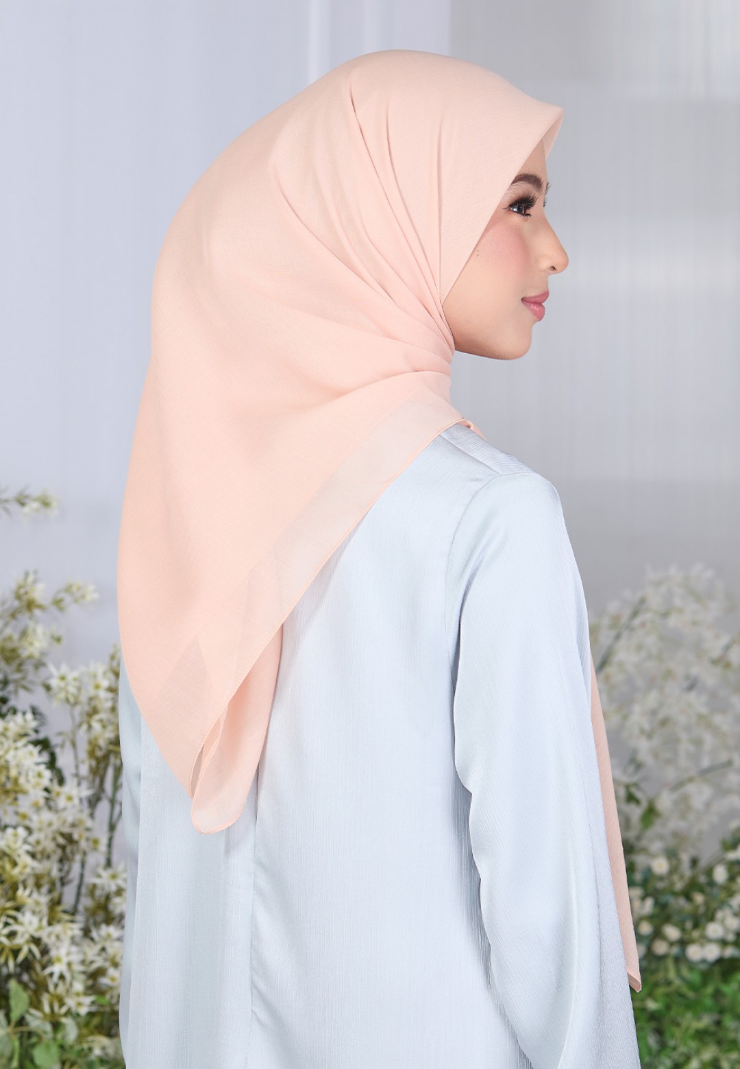 SQ PETALISCENT VOILE PLAIN DIAMOND
