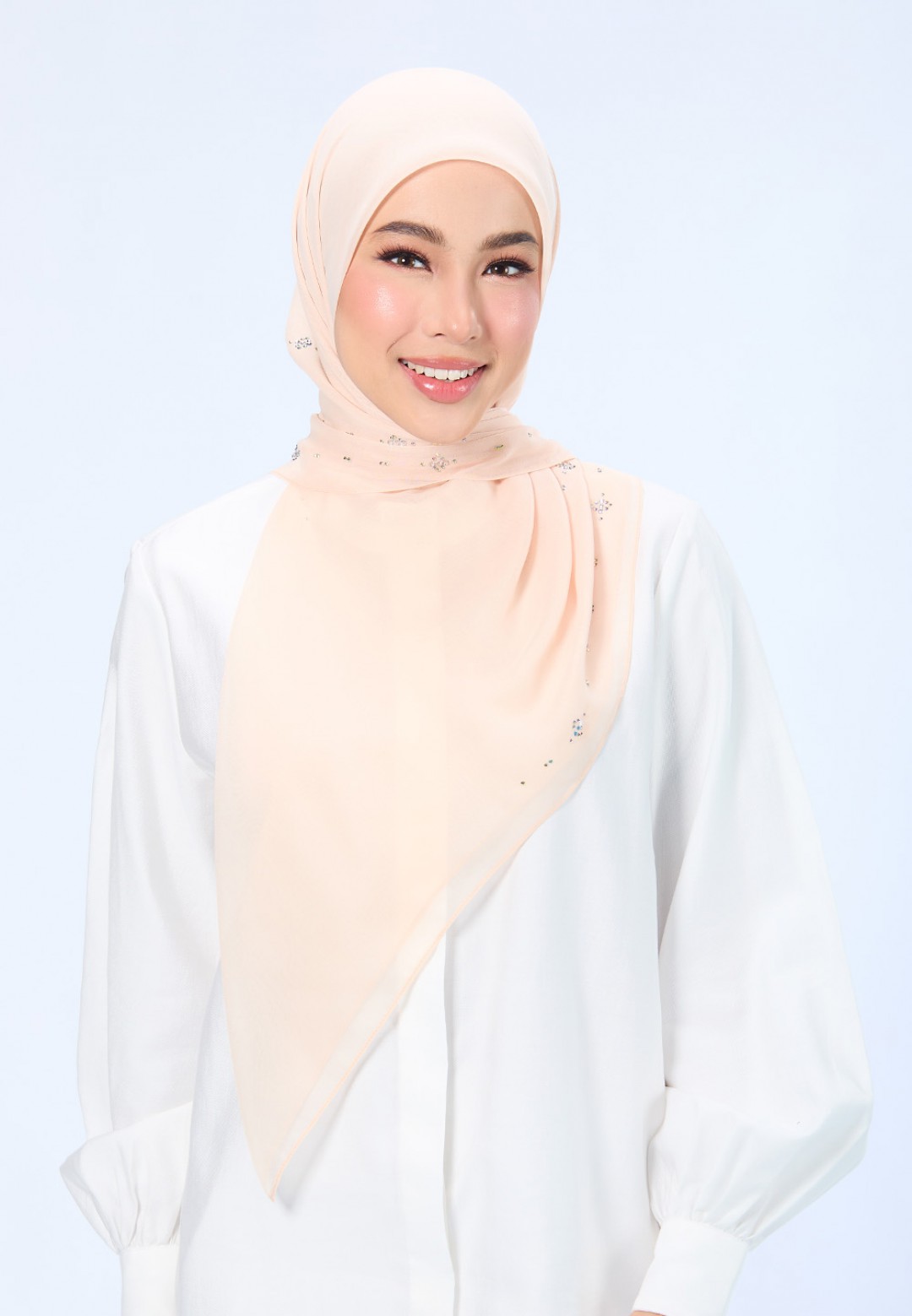 SQ LILYORA VOILE PLAIN DIAMOND