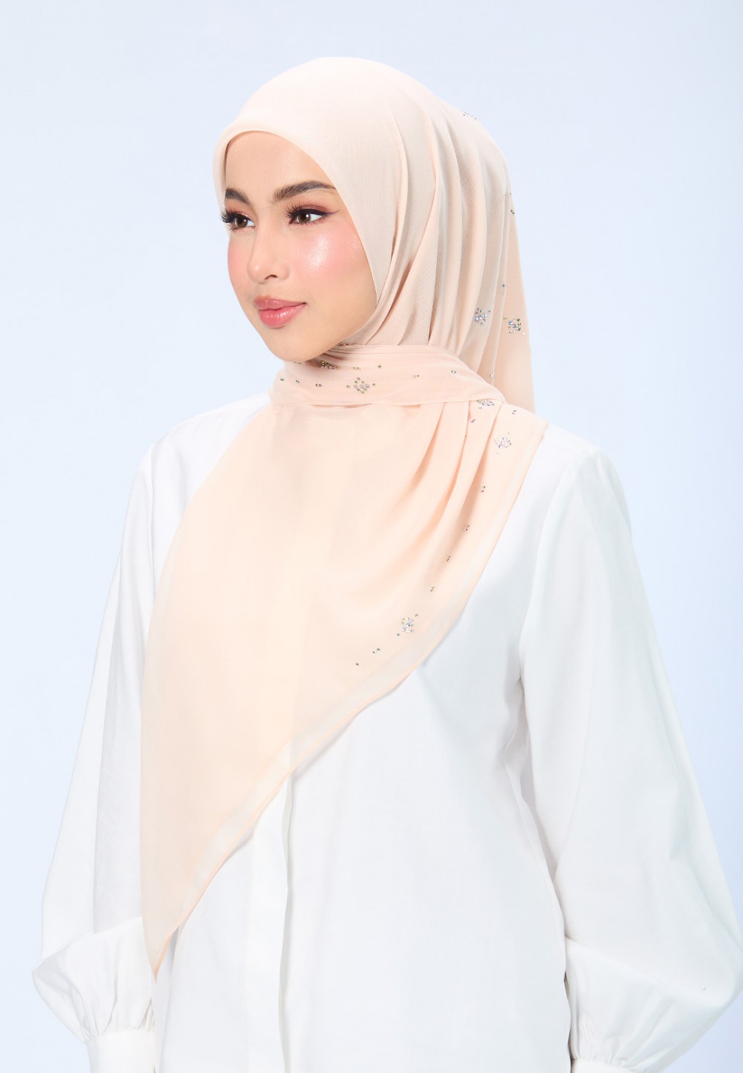 SQ LILYORA VOILE PLAIN DIAMOND