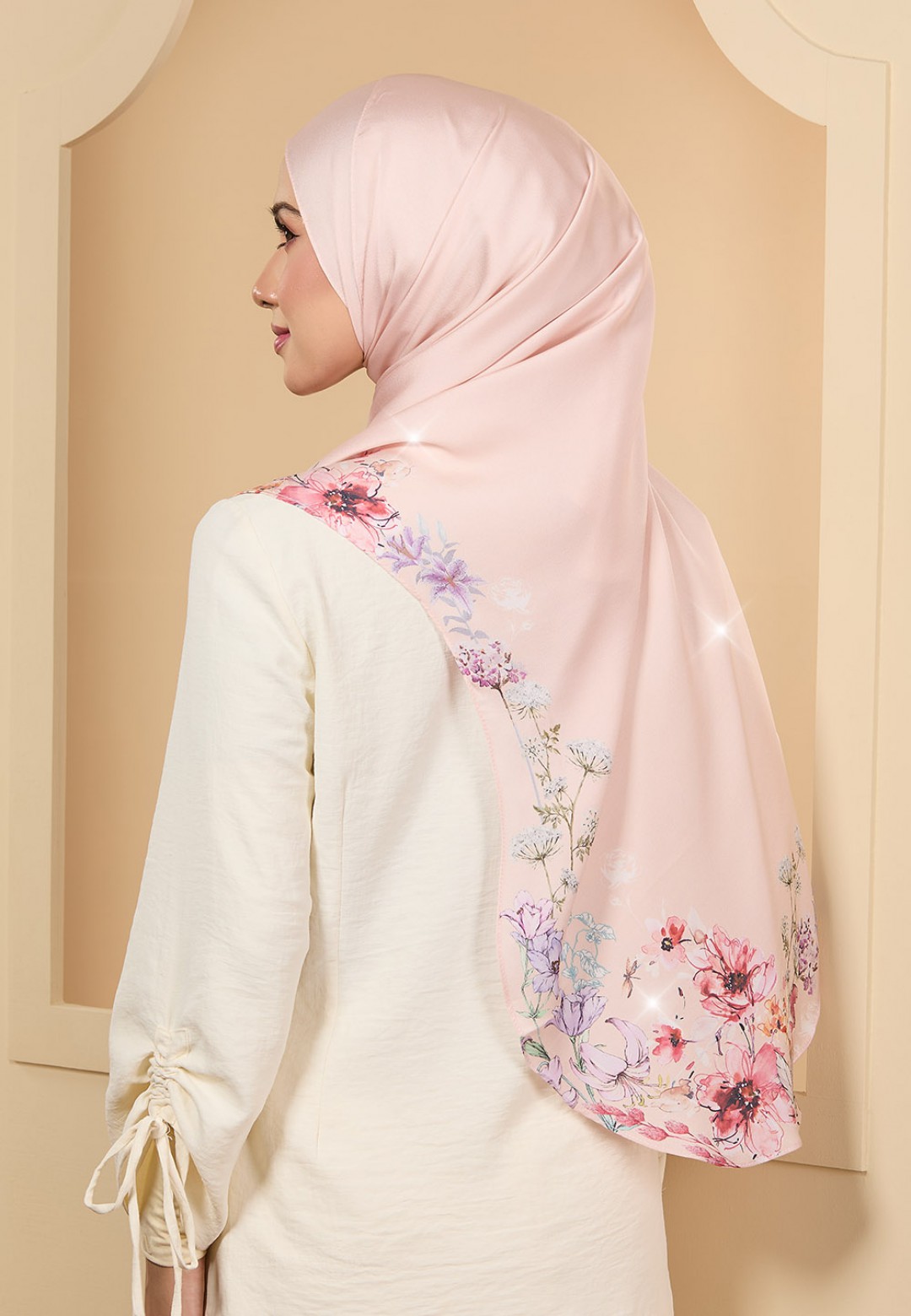 INSTANT SHAWL JASMIN PRINTED DIAMOND