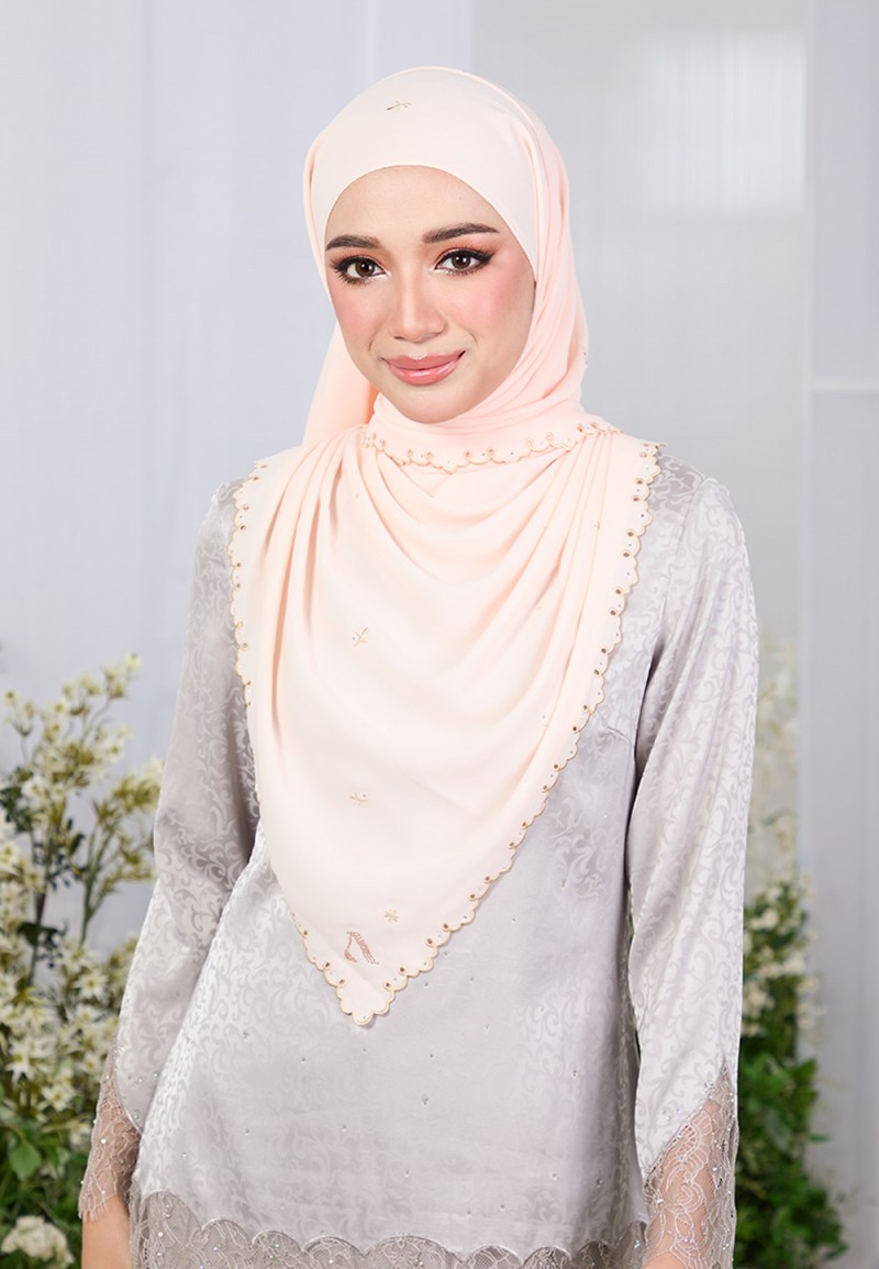 SHAWL ZARRA PLAIN EMBROIDERY