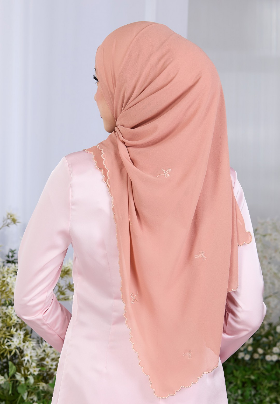 SHAWL ROXY PLAIN EMBROIDERY