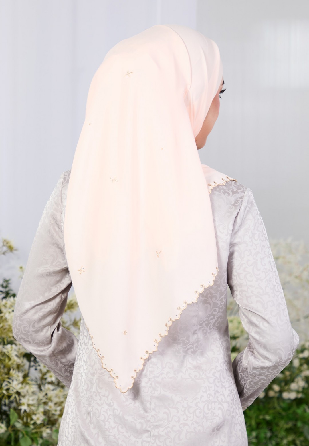 SHAWL ZARRA PLAIN EMBROIDERY