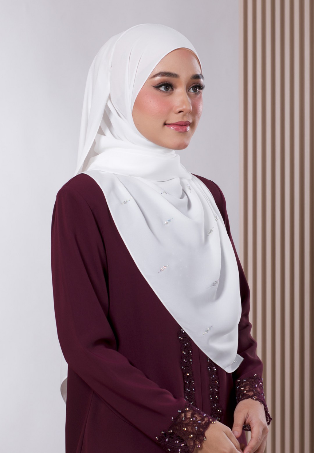 SHAWL WARDIYAH PLAIN DIAMOND 238