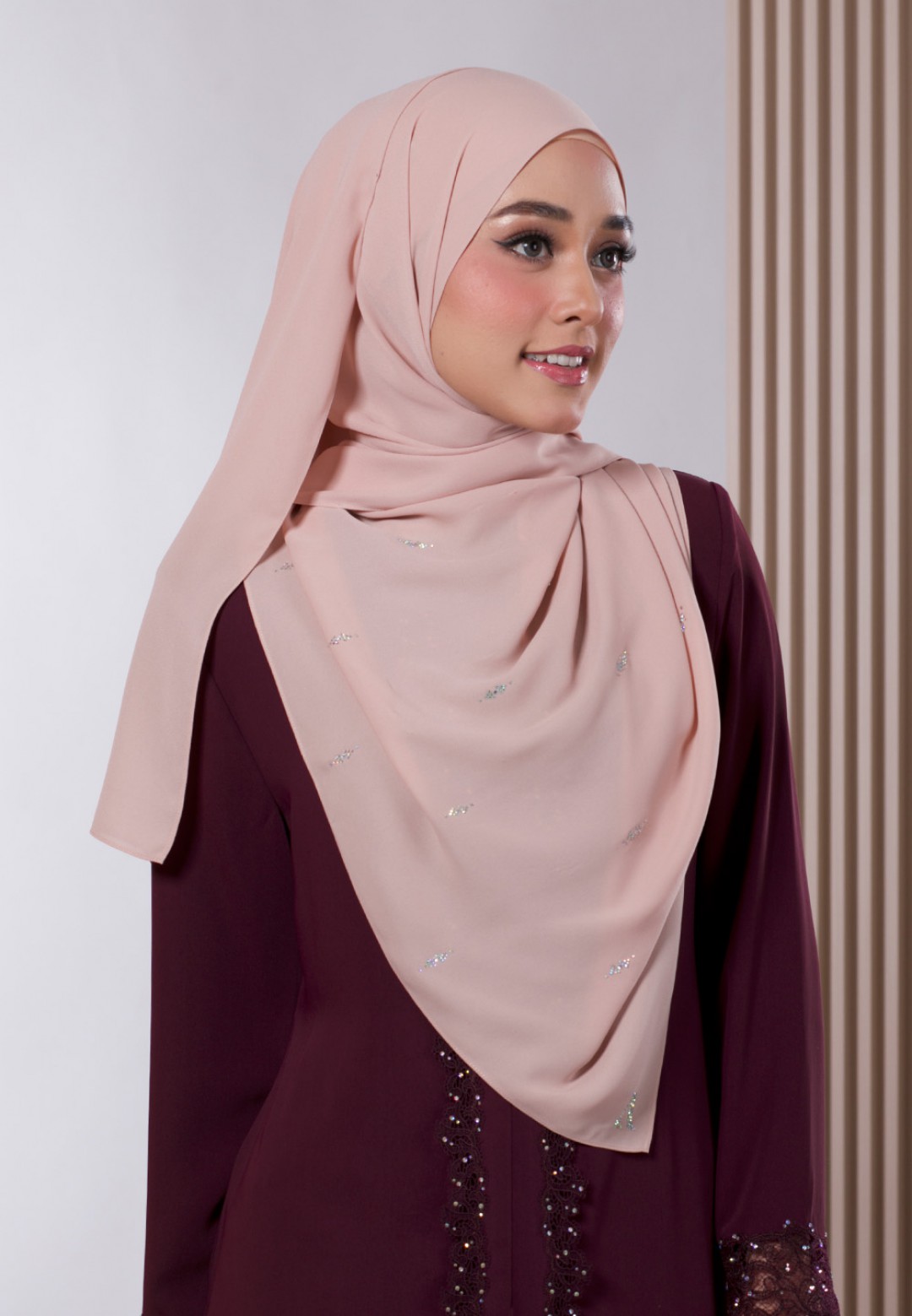 SHAWL WARDIYAH PLAIN DIAMOND 238