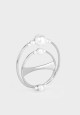 PEARL RING IN SILVER+WHITE PEARL