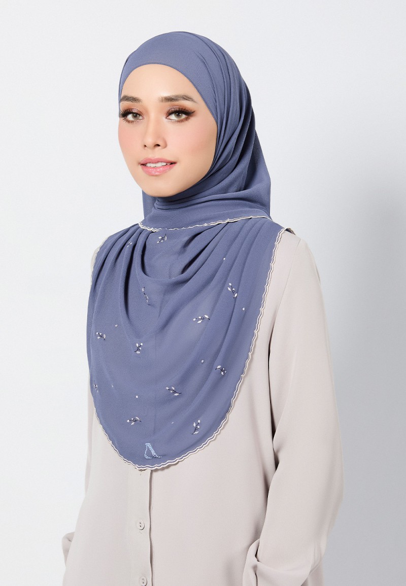 SHAWL ADORA PLAIN EMBROIDERY