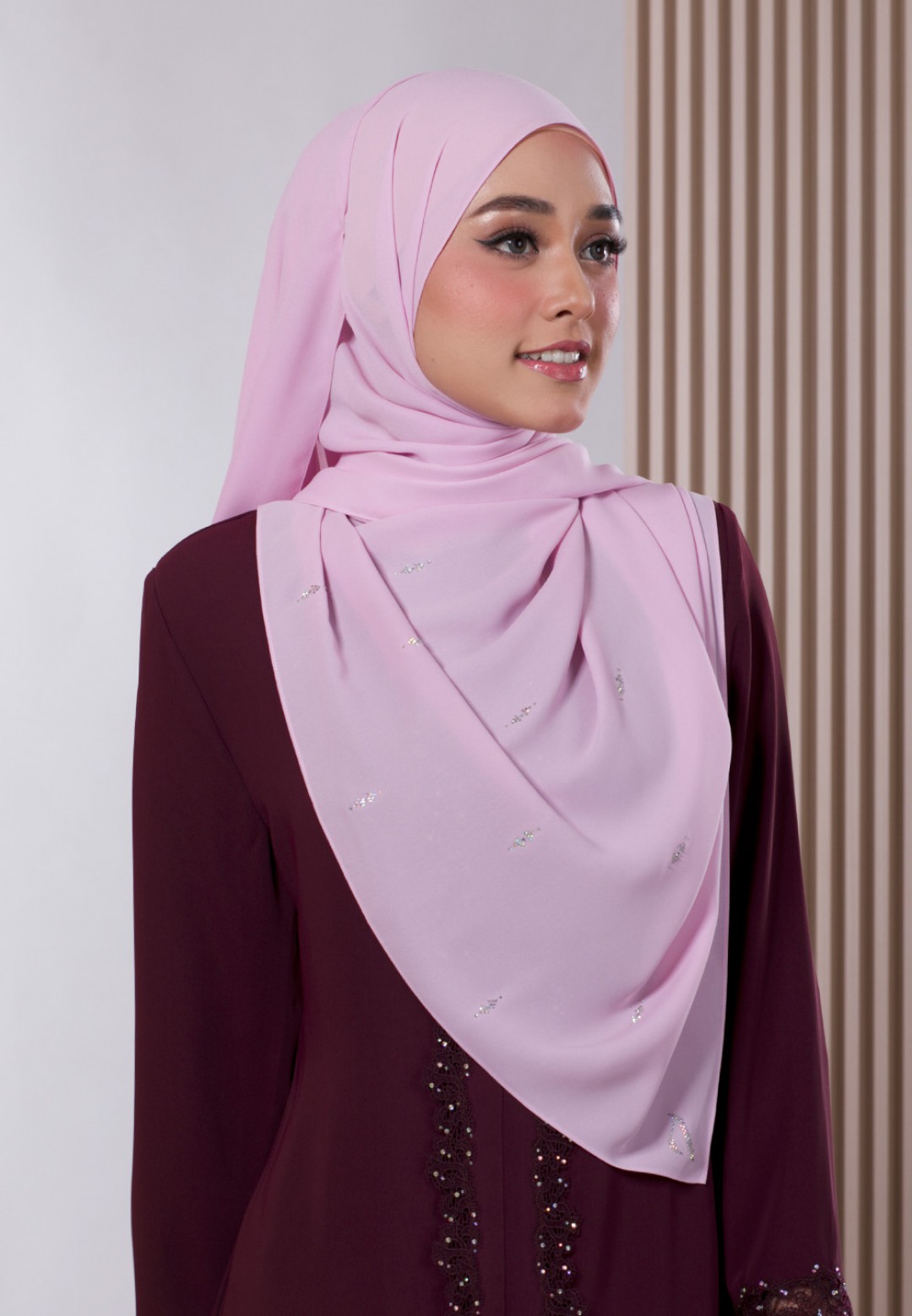 SHAWL WARDIYAH PLAIN DIAMOND 238