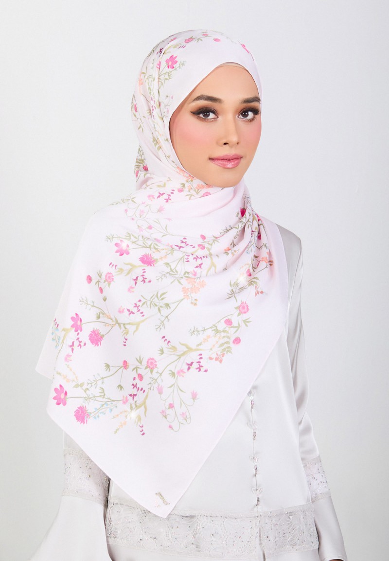 SHAWL BLOSSOM CASCADE PRINTED DIAMOND