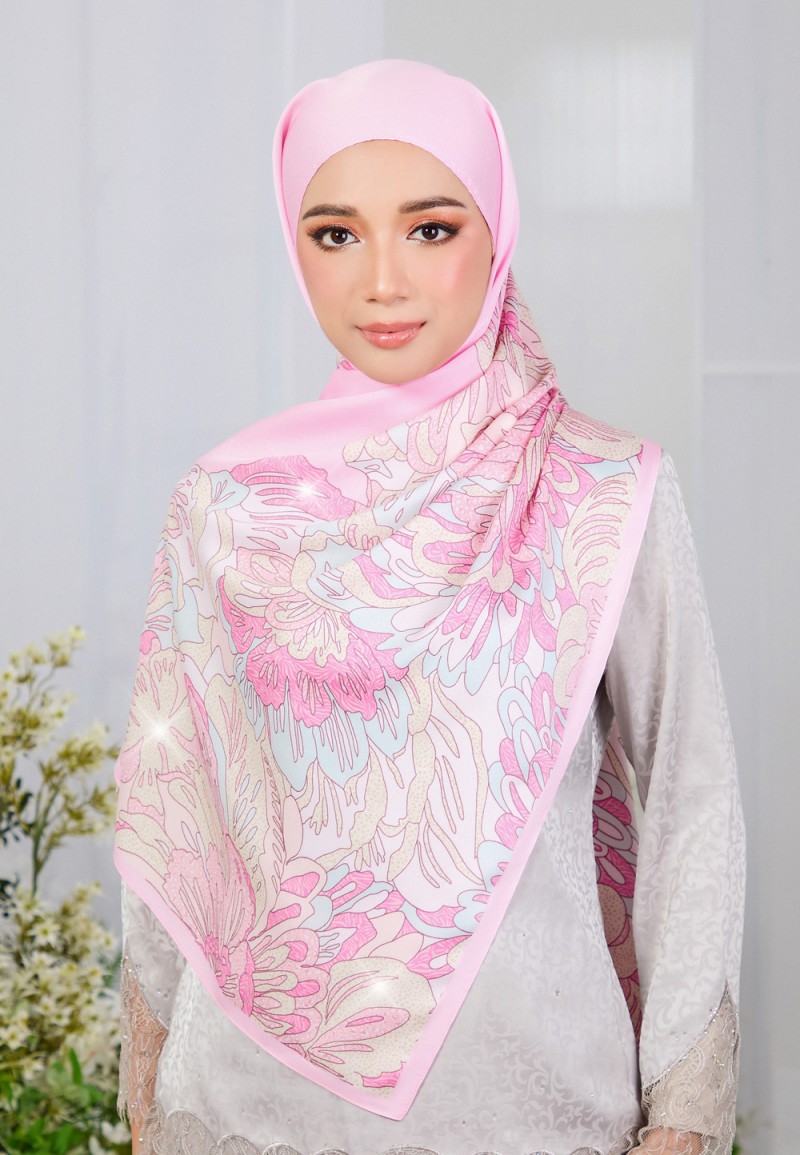 SHAWL FLORAISON PRINTED DIAMOND
